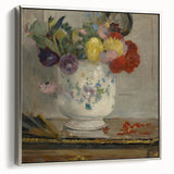 Landscape art painting of a colorful abstract forest on a black background, printed on canvas, ideal for living room decor.