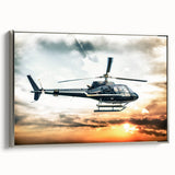 Landscape art painting depicting a vintage poster style scene with colorful art elements and a black background.