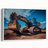 Vintage poster art featuring a colorful abstract design on extra large canvas, ideal for living room decor.