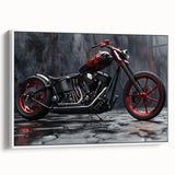 Extra large vintage poster art featuring a colorful abstract design on black background, ideal for living room decor.