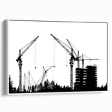 Vintage poster art of a colorful abstract design in vibrant hues on extra large canvas, ideal for living room decor.