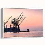 Vintage poster art of a colorful abstract design on extra large canvas, ideal for living room decor.