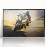 Mid-century modernist art poster featuring geometric shapes in muted earth tones, ideal for nursery wall decor.