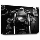 Large abstract wall art featuring swirling blue and gray tones on canvas.