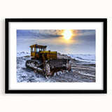 Extra large colorful abstract art print on canvas, featuring vibrant textured brushstrokes, ideal for living room decor.