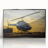 Mid-century modernist art poster featuring geometric shapes in muted pastel colors, ideal for nursery wall art.