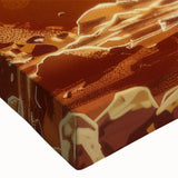 Large art featuring a black and white landscape painting on canvas, ideal for bedroom wall decor.