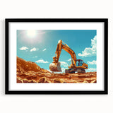 Colorful abstract art print on canvas, featuring vibrant swirling textures, ideal for extra large wall art in a living room.