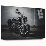 Large abstract wall art print featuring swirling blue and gray tones on canvas, ideal for bedroom or dining room decor.