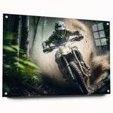 Large abstract wall art on canvas featuring swirling blue and gray tones, suitable for bedroom or dining room decor.