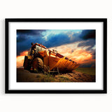 Extra large abstract art print featuring textured, colorful swirls on canvas, ideal for living room decor.