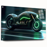 Large abstract wall art on canvas featuring swirling blue and gray tones, ideal for modern bedroom or dining room decor.