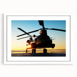 Large abstract wall art in mid-century modernist style with vibrant orange and blue tones, ideal for dining room ambiance.