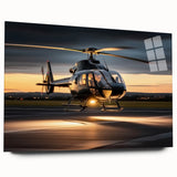 Large abstract wall art in vibrant blue and orange tones on canvas, ideal for bedroom or dining room decor.