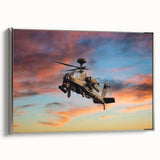 Landscape art painting of a vintage car in vibrant colors on a black background, printed on canvas.