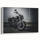 Vintage poster art of a classic car in colorful hues on extra large black canvas, ideal for living room decor.