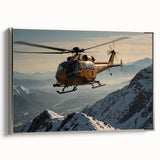 Landscape art painting featuring a vintage car in vibrant colors on a black background, ideal for modern living room decor.