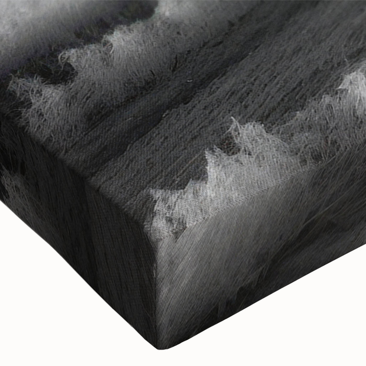 Large art canvas of a black and white landscape painting, ideal for bedroom wall decor.
