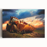 Black and white vintage car illustration on large canvas, ideal for kitchen wall art.