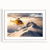 Abstract art print featuring swirling blue and white patterns on acrylic, ideal for modern dining room decor.