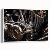 Vintage poster art featuring a colorful, abstract design on a black background.