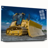 Large abstract wall art featuring swirling blue and gray tones on canvas, suitable for bedroom or dining room decor.