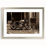 Textured abstract art print in muted earth tones on canvas, ideal for modern bedroom ambiance.