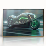 Mid-century modernist art print featuring geometric shapes in muted earth tones on canvas, suitable for nursery wall decor.