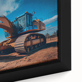 Extra large black wall art featuring a textured, colorful abstract design on canvas, ideal for living room decor.