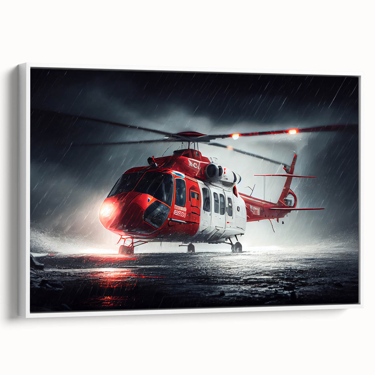 Vintage poster art of a classic car in vibrant colors on a black background, ideal for living room decor.
