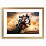 Extra large abstract art print on canvas, featuring a textured mix of blue and gray tones, ideal for living room decor.