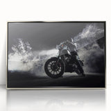 Mid-century modernist art print of a stylized animal, in muted pastel colors, perfect for nursery wall art.