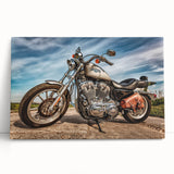 Large black and white acrylic print of a vintage car, ideal for kitchen wall art or bedroom decor.