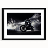 Extra large abstract art print on canvas featuring vibrant, textured swirls of multicolor, ideal for living room decor.