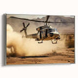 Landscape art painting featuring a vintage car in vibrant colors on a black background, ideal for modern living room decor.