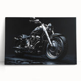 Black and white abstract design on rolled canvas, ideal for kitchen wall art or bedroom ambiance.