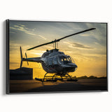 Landscape painting of a vintage car in black and white on canvas, ideal for bedroom wall decor.