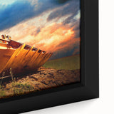 Extra large black wall art featuring a textured, colorful abstract design on canvas, ideal for living room decor.