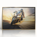 Mid-century modernist art print featuring a minimalist car design in muted gray tones, ideal for nursery wall art.