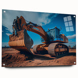 Large abstract wall art on canvas featuring swirling blue and gray tones, suitable for bedroom or dining room decor.