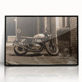 Large abstract wall art in muted earth tones on canvas, styled in mid-century modernist design.