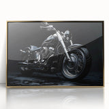 Mid-century modernist art print featuring large geometric shapes in muted blue and orange, ideal for nursery wall decor.