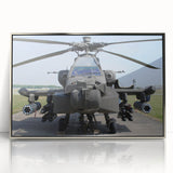 Mid-century modernist art poster featuring a stylized geometric cat in muted gray and blue tones.