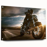 Large abstract wall art featuring swirling blues and grays on canvas, suitable for bedroom or dining room decor.