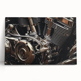 Large black and white acrylic print of a vintage car, ideal for kitchen wall art or bedroom decor.