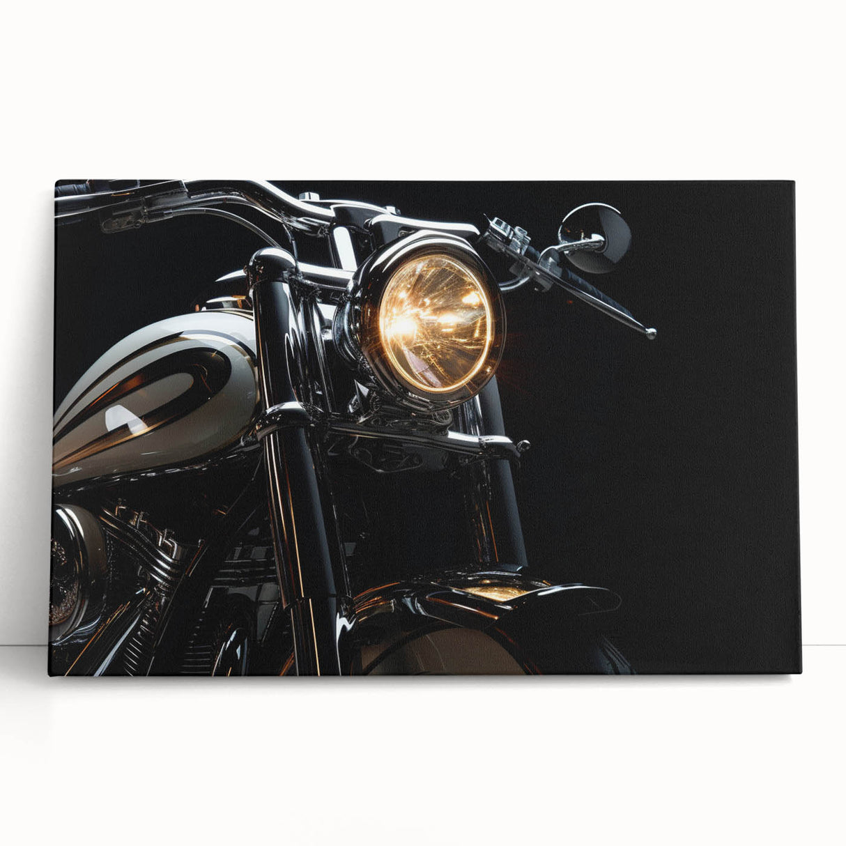 Large black and white acrylic print of a vintage car, suitable as kitchen wall art or for bedroom ambiance.