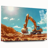 Large abstract wall art in muted gray and blue tones on canvas, suitable for bedroom or dining room decor.