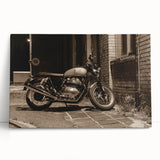 Large black and white acrylic print of assorted kitchen utensils, ideal for kitchen wall art.