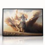 Large abstract wall art featuring swirling blue and grey tones on canvas, ideal for modern living room decor.