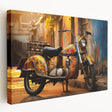 Large acrylic print of a classic car in monochrome tones, suited for kitchen wall art.